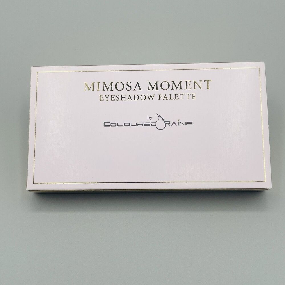 Coloured Raine Mimosa Moment 6 Color Neutral Eyeshadow Palette NIB 7.2g/0.25 oz
